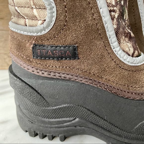 Mossy Oak•NWOT•7•Break-Up Camo + Suede Snow Boots•Waterproof•Front Zip•By Itasca - Picture 8 of 14